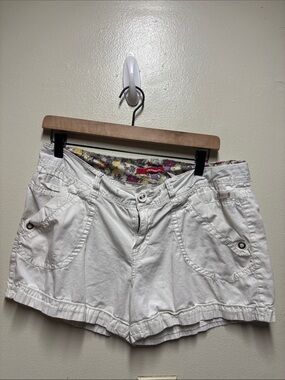 Unionbay Y2K White Cargo Lowrise Shorts Size 13